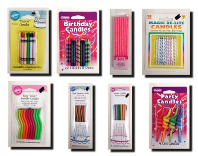 Novelty Cake or Cupcake Candles  ~  you choose  ~  8 designs