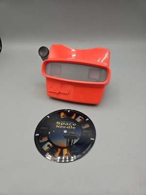 Retro Image 3D Viewer View Master Red Classic Toy Gift Birthday USA Space Needle