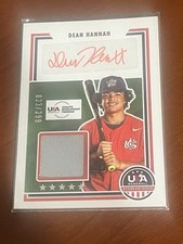 Dean Hannah Auto RC Patch (#'d /299) 2022 Panini Stars & Stripes #SSS-DH (NM)