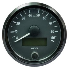 VDO SingleViu 80mm 3to1by8 In Speedometer 90MPH