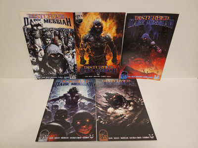 DISTURBED : DARK MESSIAH #1-5 COVER C SET OPUS COMICS