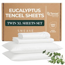 Sweave Eucalyptus 100 Tencel 300 Tc Ultra-Soft Breathable Percale Weave 3-Piece