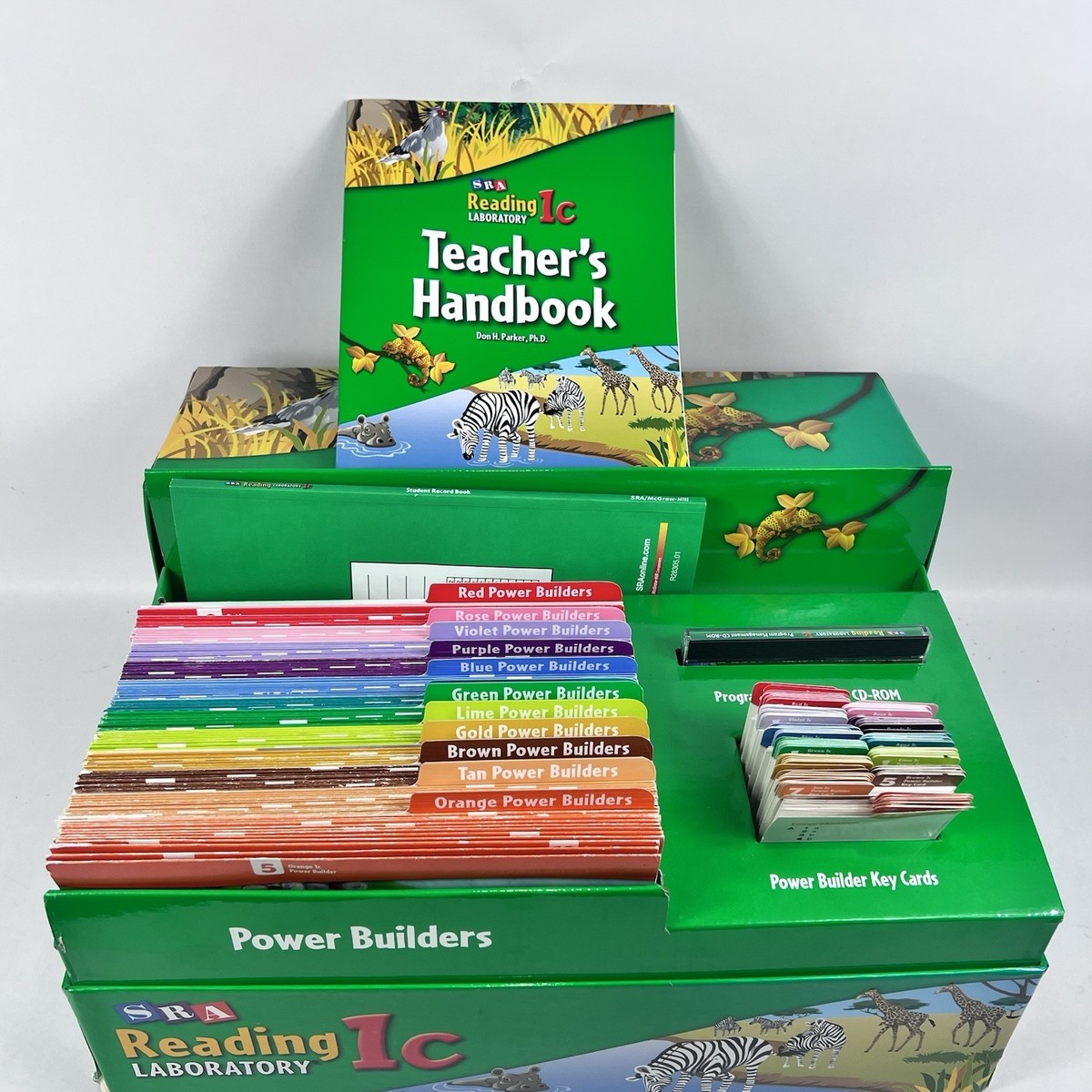 SRA Reading Laboratory 1c Power Builders Cards CD ROM Homeschool
