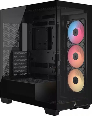 CORSAIR - 3500X RS-R ARGB ATX Mid-Tower PC Case - Black