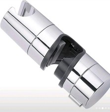 Shower Head Holder by Croydex  Riser Rail Slider Chrome Universal Bracket