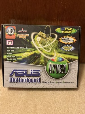 ASUS A7N8X, Socket A, AMD Motherboard Brand New