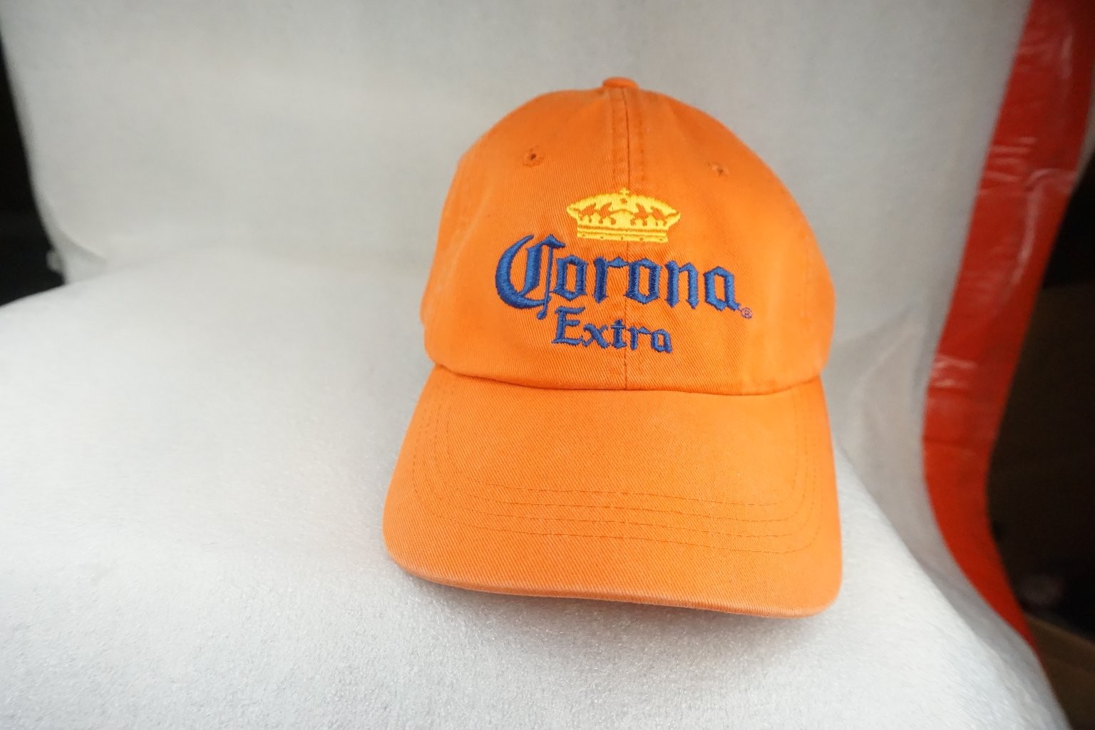 Corona Extra Hat Baseball Cap Adjustable Orange G… - image 2
