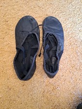 Repetto Gymnastik Turn Ballettschuhe Schläppchen Gr 39 Schwarz getragen