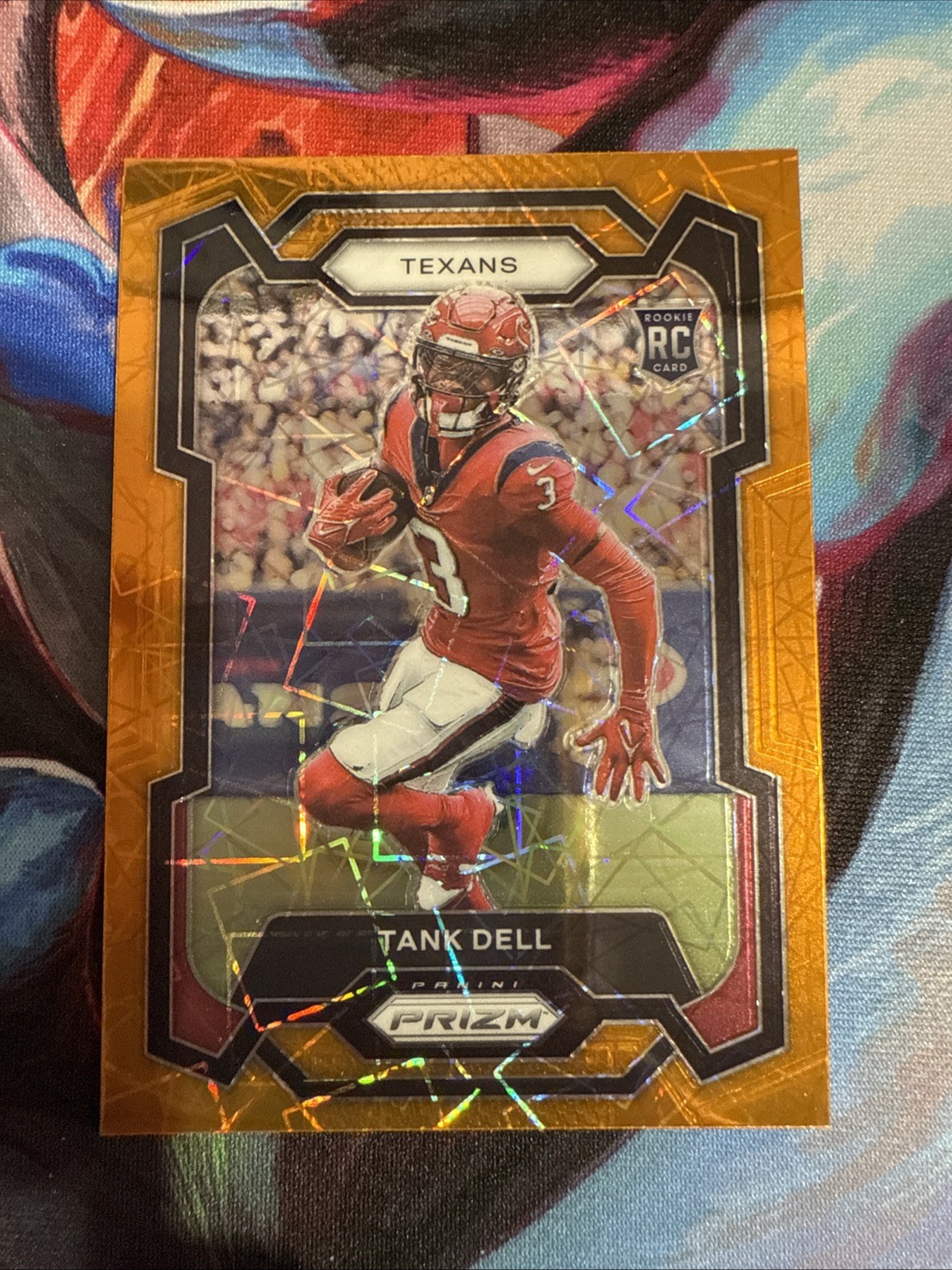 2023 Panini Prizm - Rookies Tank Dell #341 Lazer Prizm (RC)