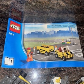 LEGO Airport Woorkers Clean Condition and Instructions 3182