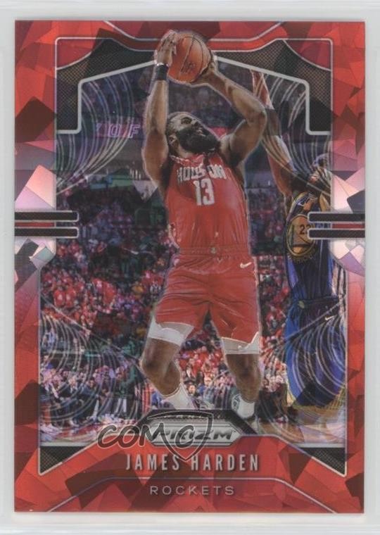 2019-20 Panini Prizm Red Ice Prizm James Harden #107 7mw