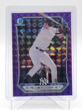 T.J. RUMFIELD 2026 BOWMAN CHROME PURPLE GEOMETRIC 1ST ROOKIE /250 Q6479