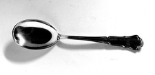 Wilkens 800er Silber Dresdner Barock - Sahnelöffel - Kompottlöffel ~ 18,5 cm