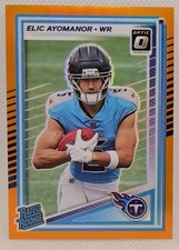 Elic Ayomanor */299* 2025 Panini Donruss Optic - Rated Rookie #235 Orange Prizm 
