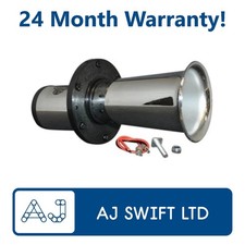Horn 12V Black & Chrome for VW Classic Beetle Camper T1 T2 T3 181 No E-Mark