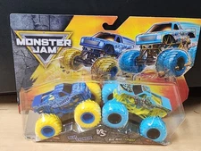 Blue Thunder vs. Bad News Travels Fast MONSTER JAM 1/64 Spin Master Series 33