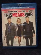 This Means War (Blu-ray, 2012) Chris Pine, Tom Hardy, Reese Witherspoon