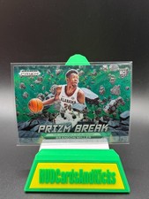 2023-24 Panini Prizm Draft Picks-Brandon Miller - Prizm Break - Green Wave Prizm