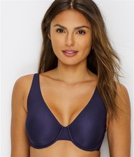 NWT Le Mystere 32DD Infinite Comfort T-Shirt Underwire Bra 4138 Blue 128907