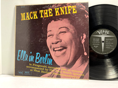 Ella Fitzgerald - Mack the Knife LP - Verve MG V-4041 - Tested Strong VG Vinyl