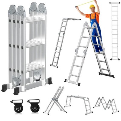 Multi Purpose Leiter Trittleiter Aluminium 360cm 7-in-1 Zubehör Wohnarbeit