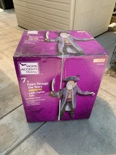 7' Animated CAPTAIN CUTS Servo PIRATE Halloween ANIMATRONIC HOME DEPOT ARRRGH!