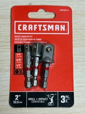Craftsman 2" Socket Adapter Set (3-Pack)