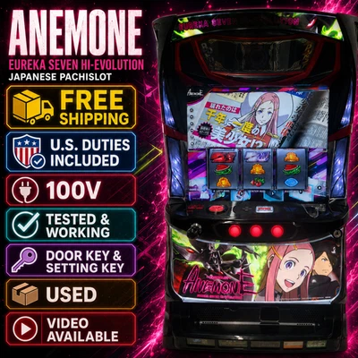 ANEMONE Eureka Seven Hi-Evolution Pachislot Japanese Slot Machine Sammy 100V - Image 1 of 4