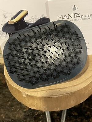Manta Pulse Healthy Hair Brush Therapy 3 in 1 in Blue - New in Box