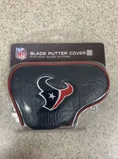 Houston Texans Blade Putter Cover embroidered logo on both sides