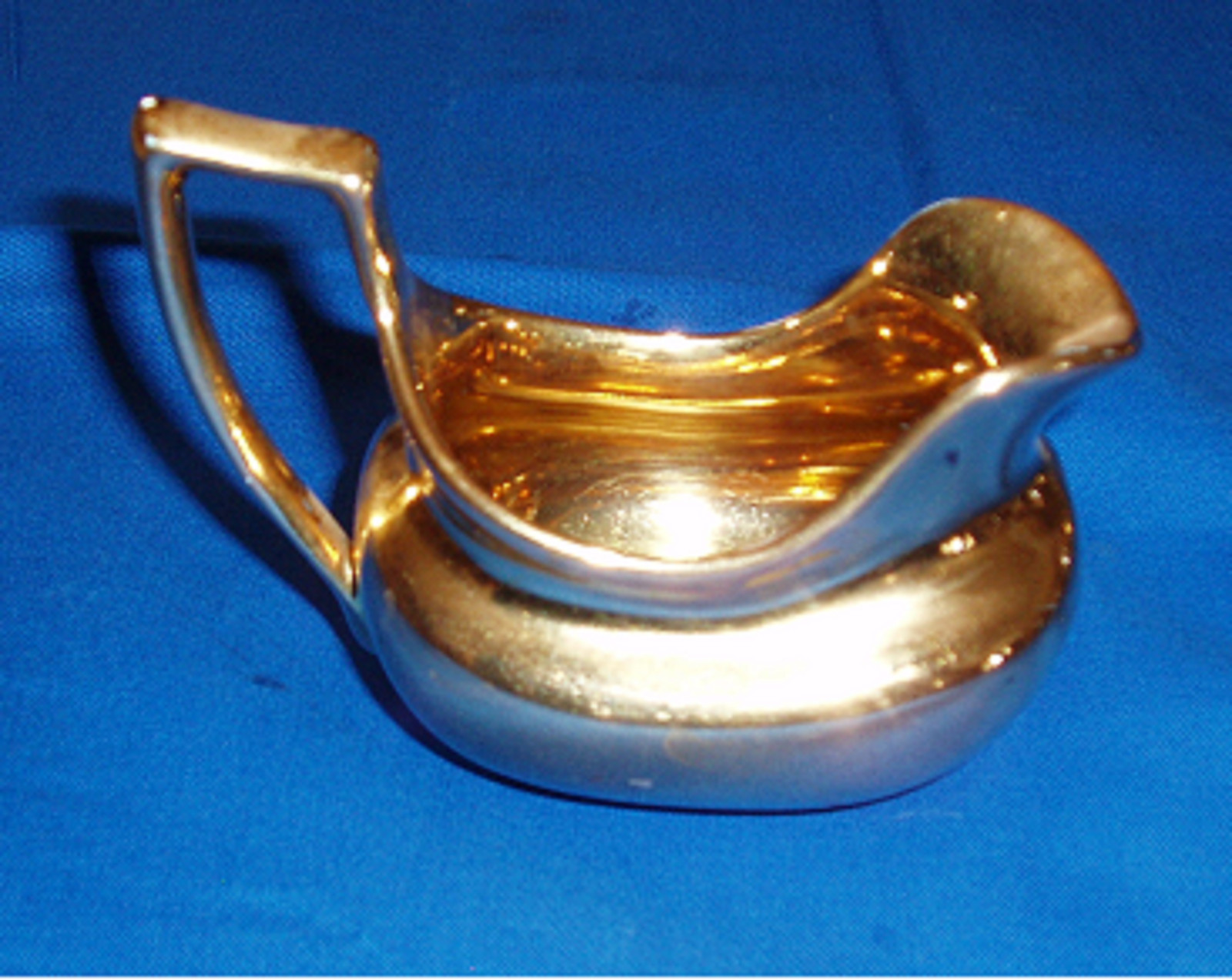 Vintage Gold Luster Cream Pitcher Open Sugar 1952 Excellent Condition