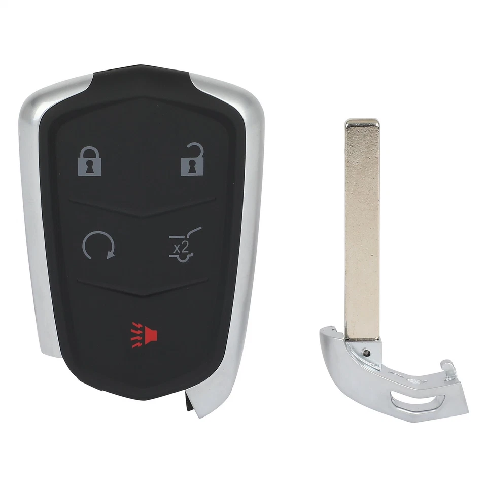 2x Para Cadillac SRX 2015 2016 Control Remoto Llavero Carcasa Sin Cortar Estuche Foto 3 de 4