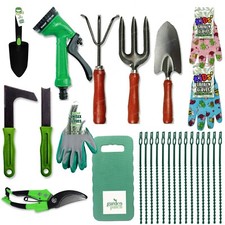  GARDEN TOOLS AND ACCESSORIES Hand Rake Cultivators Fork Garden Gloves Knee Pad