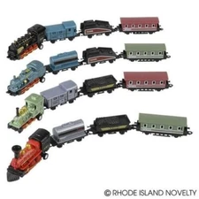 Die Cast 4 Car Pull Back Train Set Get 4 Different Sets