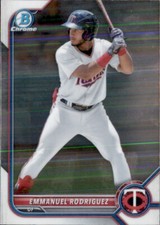 2022 BOWMAN CHROME PROSPECT MINNESOTA TWINS - EMMANUEL RODRIGUEZ #BCP-117
