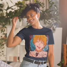 Funny Anime Face Short-Sleeve Unisex T-Shirt
