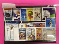 LOT DE TIMBRES ANDORRE INCOMPLET ANNEE 2001  NEUF** SANS CHARNIERE  (66)