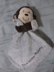 carter's monkey security blanket