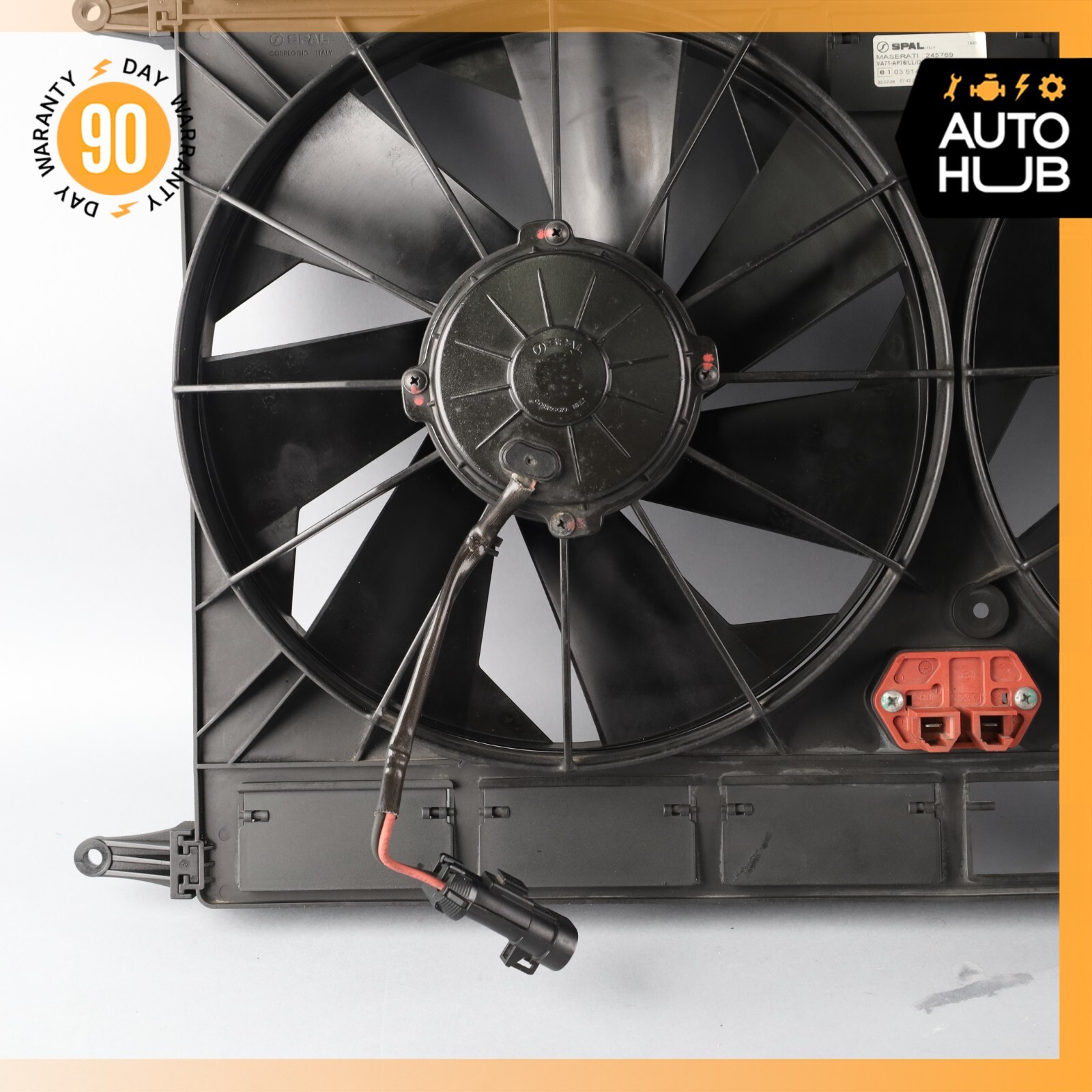 08-16 Maserati Quattroporte GranTurismo 4.2L Radiator Cooling Fan Motor OEM 74k