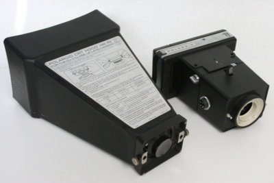 Polaroid CU-5 Close Up Land Camera With 12 inch lens CRT Hood #88-49