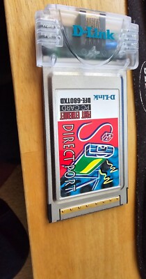 D-Link DFE-680TXD PCMCIA Card Bus NIC 10/100 - RETRO WINDOWS XP PENTIUM 4 ERA