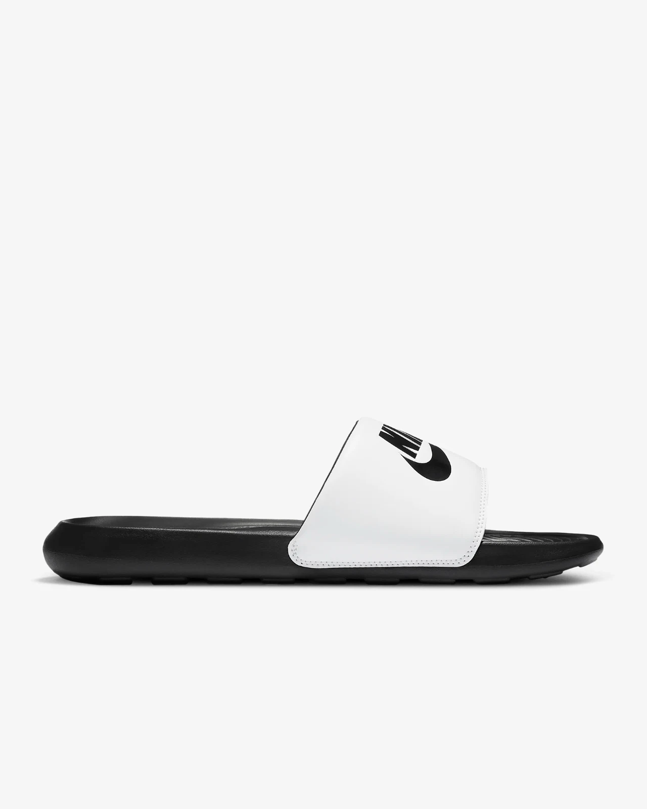 Taglia 10 Uomo Nike Victori One Slide Nero Nero Bianco CN9675 005 NUOVE CON SCATOLA
