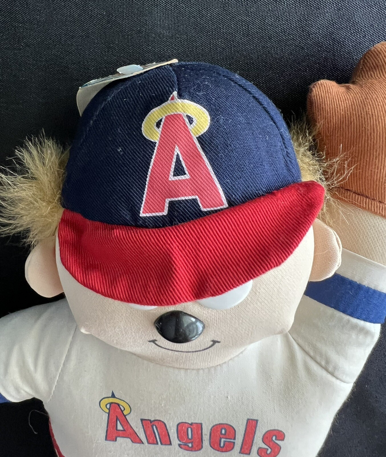 Vintage Los Angeles Angels  Stuffed Baseball Player Plush with tag Sportstuff