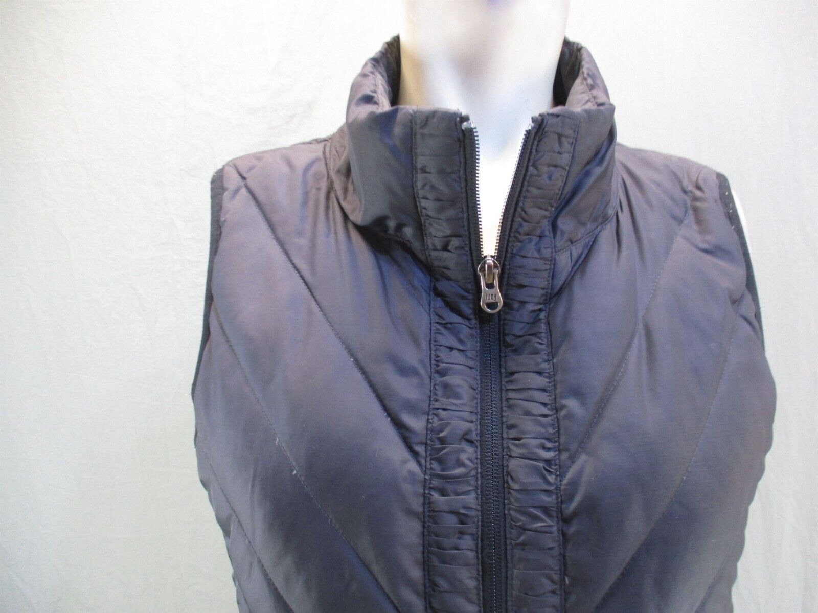Lucy Size M Womens Goose Down Full Zip Stand Coll… - image 2