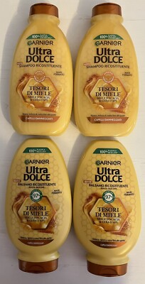 Garnier Ultra Dolce Wahre Schätze von Honig Shampoo 2x300ml + Spülung 2x250ml