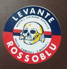 Adesivo Sticker Ultras Levante Rossoblu No Fossa dei Grifoni Genoa originale 80