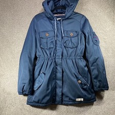 Odd Molly Womens Coat Size 1 Small Parka Puffer Jacket Navy
