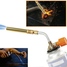 Blow Torch Butane Gas Flamethrower Burner Welding Manual Ignition Soldering BBQ