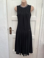 BNWT MARCIANO GUESS Black Backless Midi Dress Made In Italy Size 40/UK8 £185