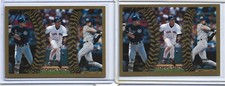 Derek Jeter Alex Rodriguez Nomar Garciaparra 1999 Topps #452  2-Card Lot